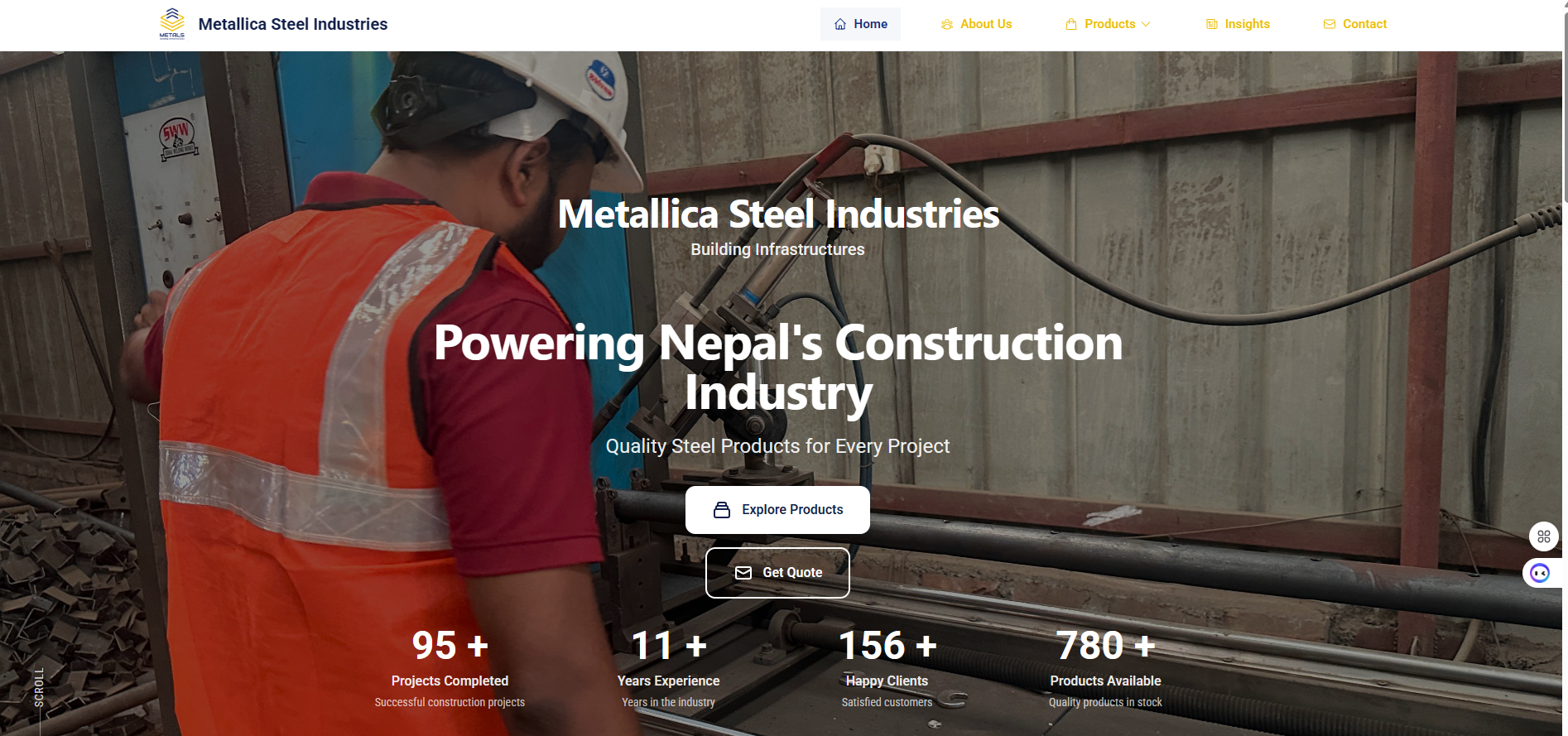 CompAi Metallica Steel site