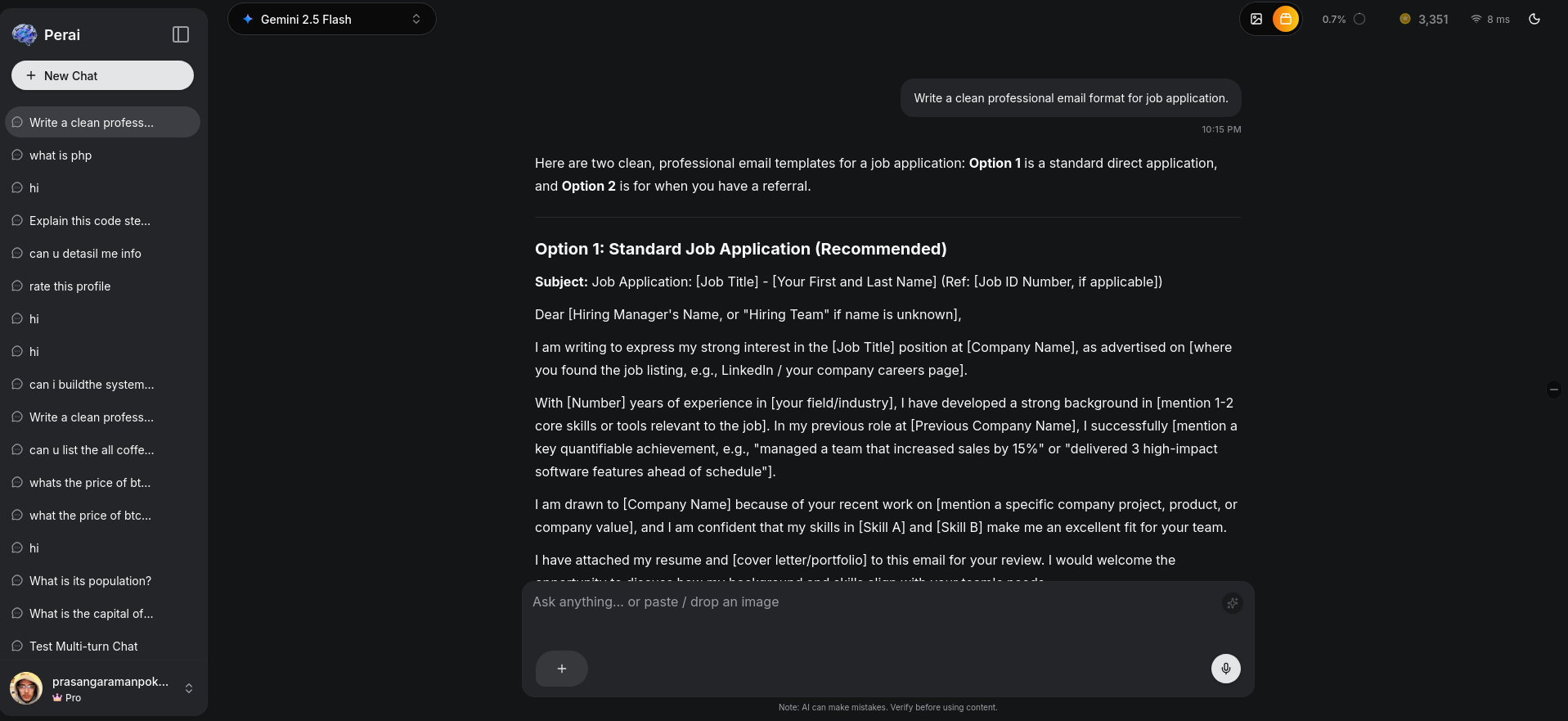 Perai screenshot 1